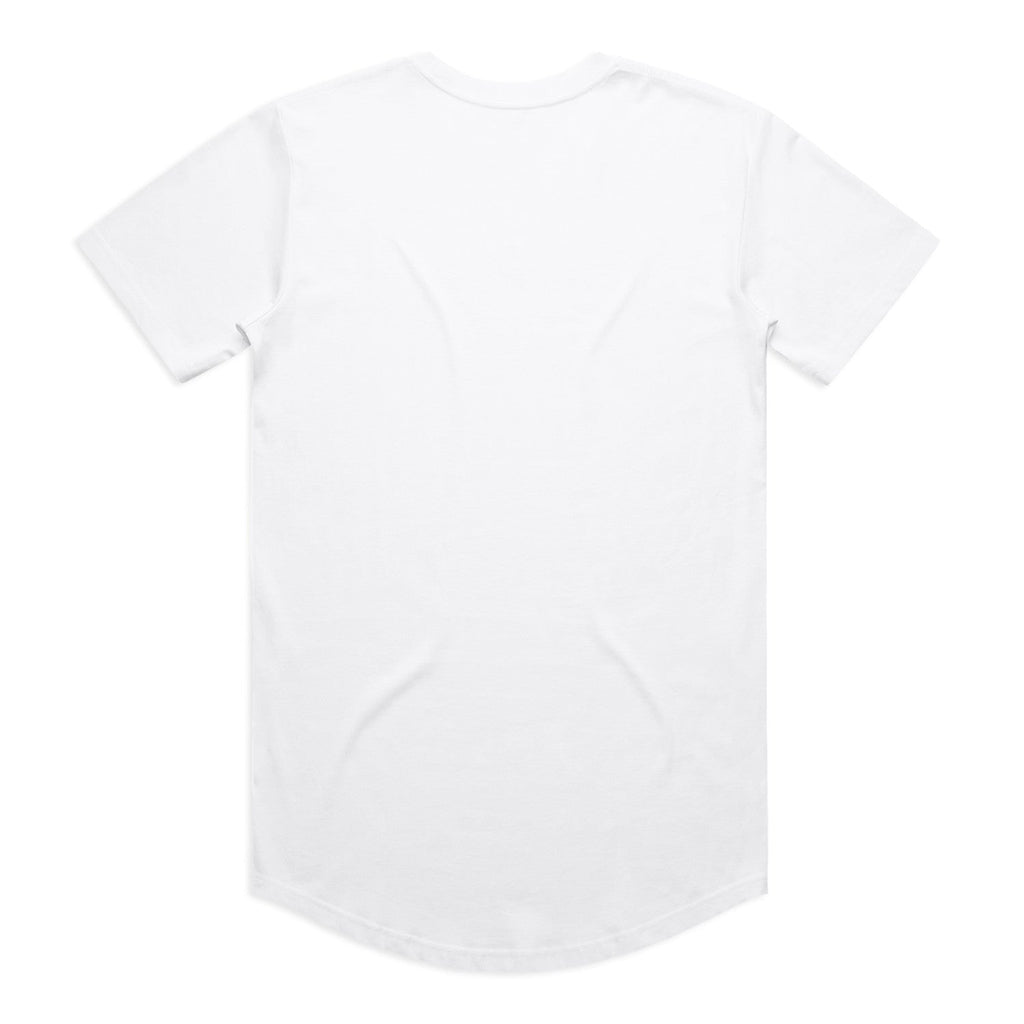 Men's Staple Curve Tee | Arena Custom Blanks - Arena Prints - Back - White