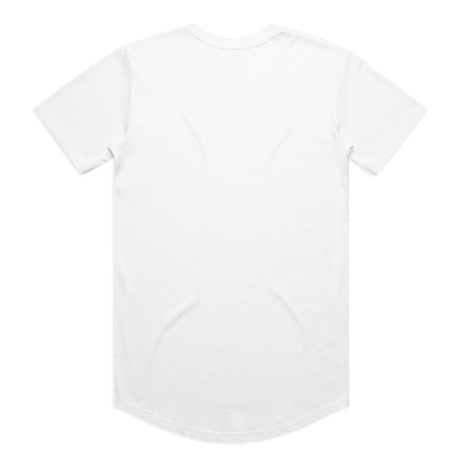 Men's Staple Curve Tee | Arena Custom Blanks - Arena Prints - Back - White