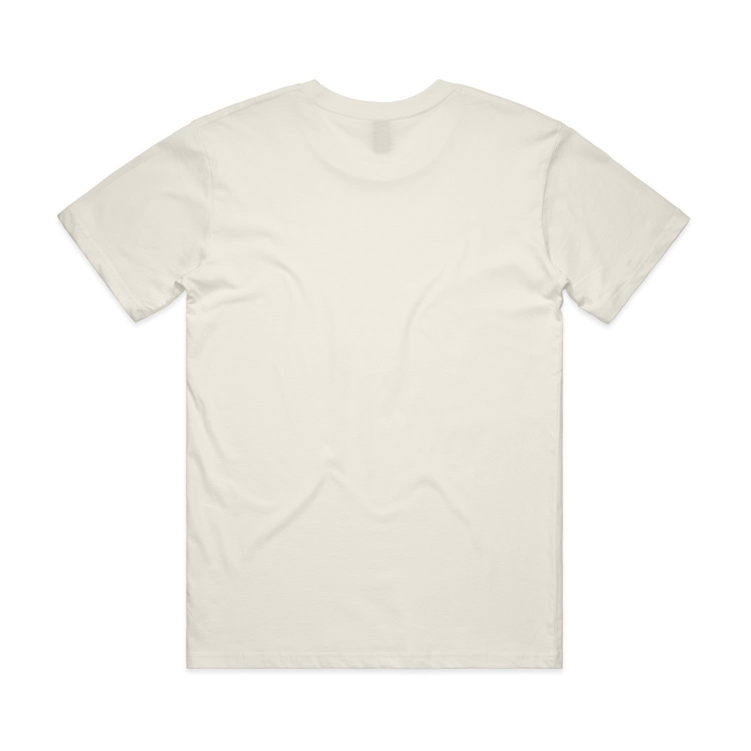 Men's Staple Minus Tee |Arena Custom Blanks - Arena Prints - Back - Ecru - Cream