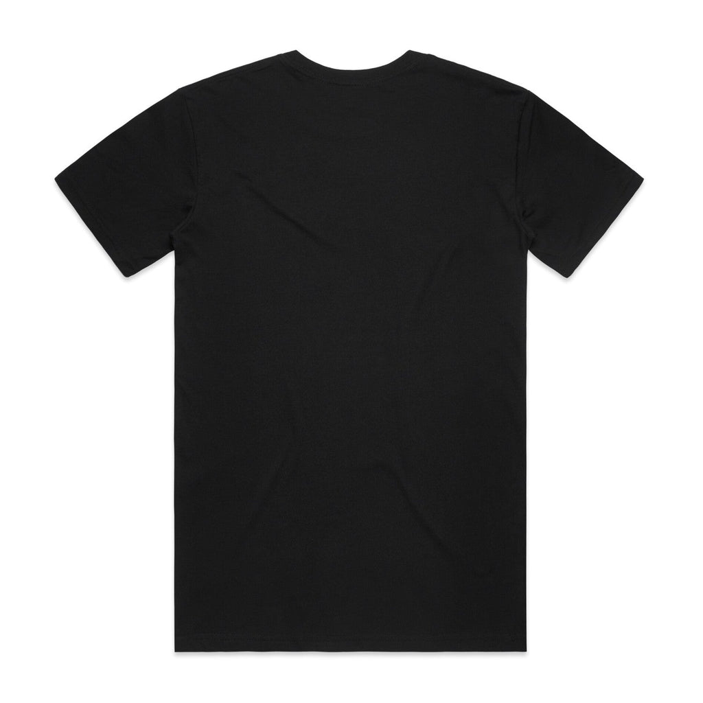Men's Staple Organic Tee Shirt | Arena Custom Blanks - Arena Prints - Back - Black