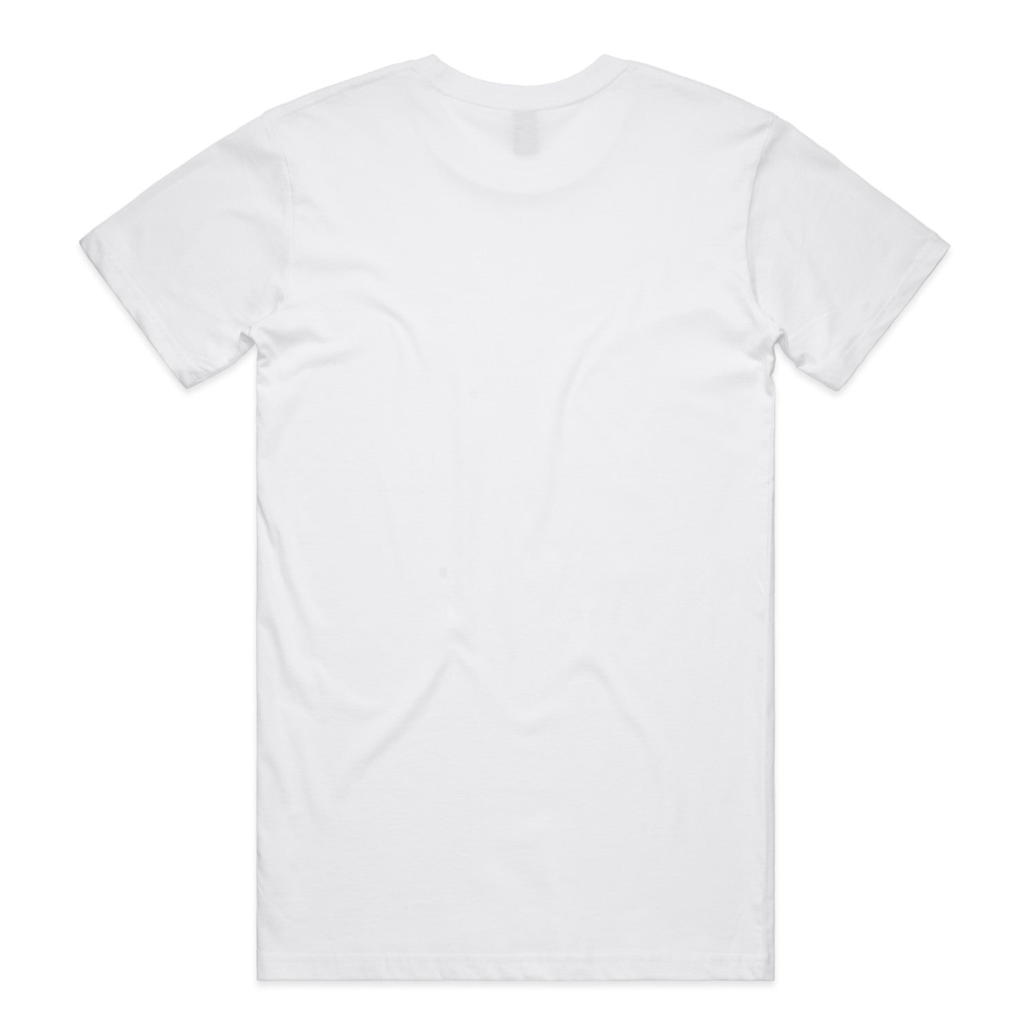 Men's Staple Plus Tee Shirt |  Arena Custom Blanks - Arena Prints - Back - White