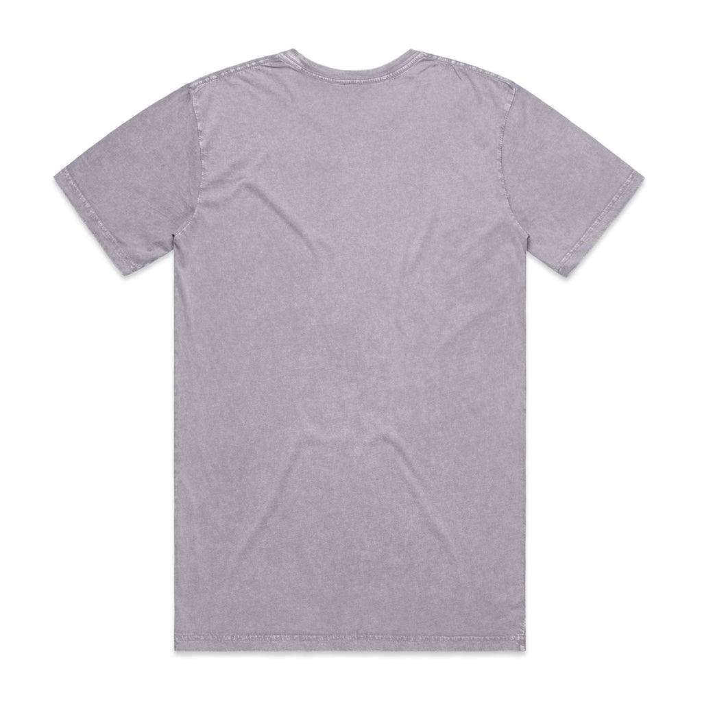 Men's  Staple Stone Wash Tee |  Arena Custom Blanks - Arena Prints - Back - Orchid Stone - Purple