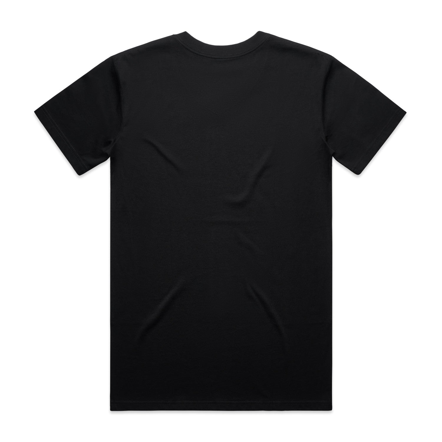 Men's Staple V Neck Tee Shirt | Arena Custom Blanks - Arena Prints - Back - Black