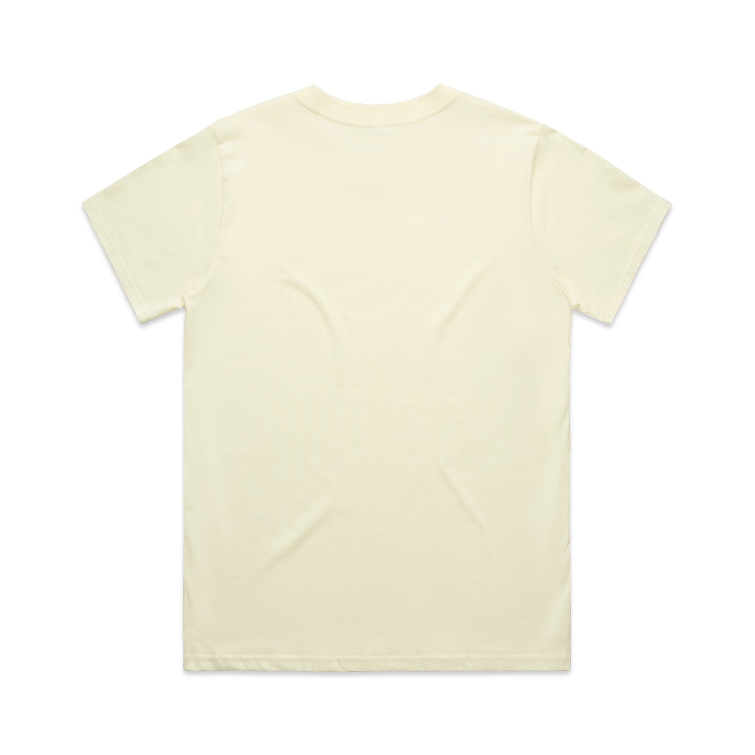 Women’s Classic Tee | Custom Blanks - Arena Prints - Back - Butter - Yellow