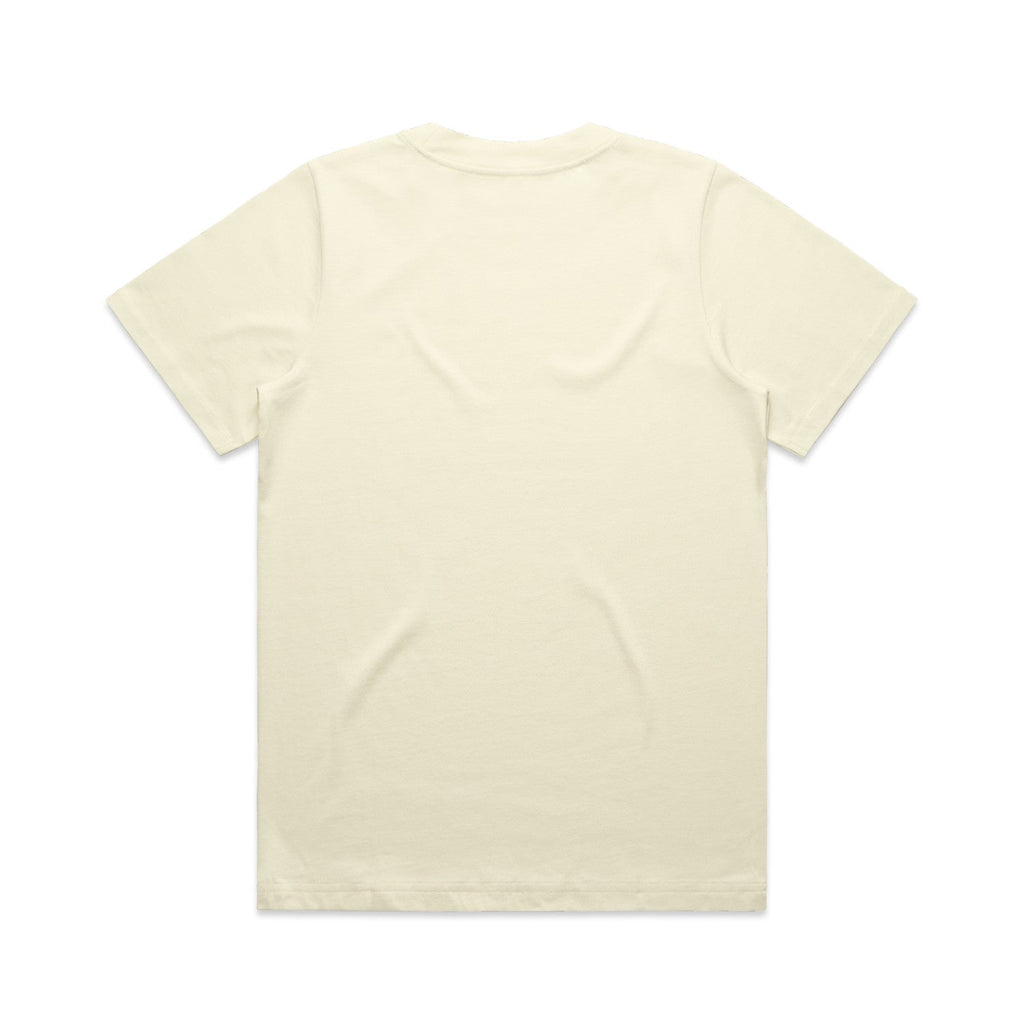Women's Heavy Tee Shirt | Arena Custom Blanks - Arena Prints - Back - Butter - Yellow