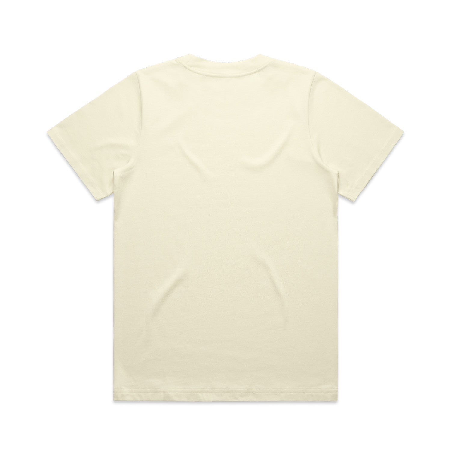 Women's Heavy Tee Shirt | Arena Custom Blanks - Arena Prints - Back - Butter - Yellow