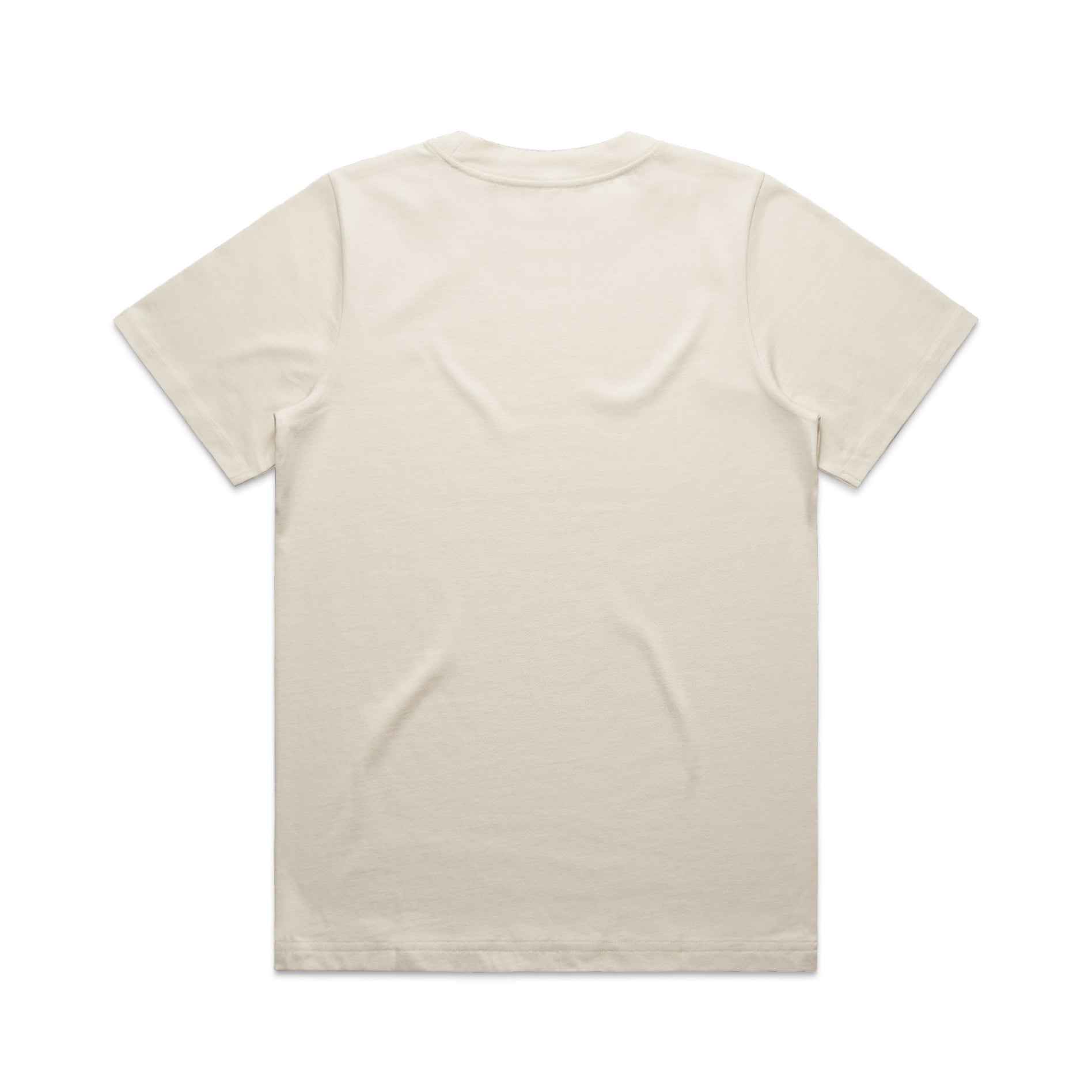 Women's Heavy Tee Shirt | Arena Custom Blanks - Arena Prints - Back - Ecru - Cream