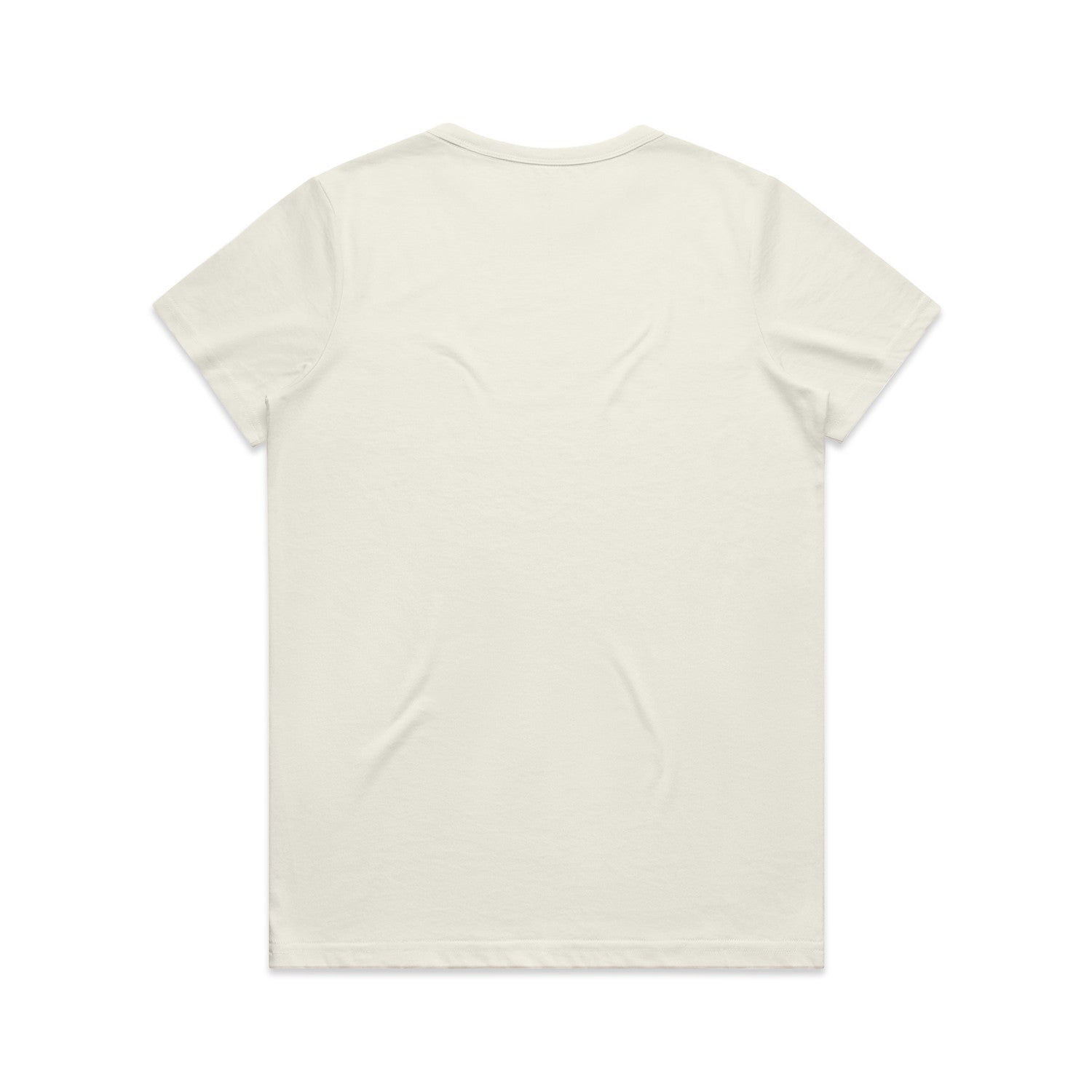 Women's Maple Active Blended Tee | Arena Custom Blank - Arena Prints - Back - Ecru - Cream 