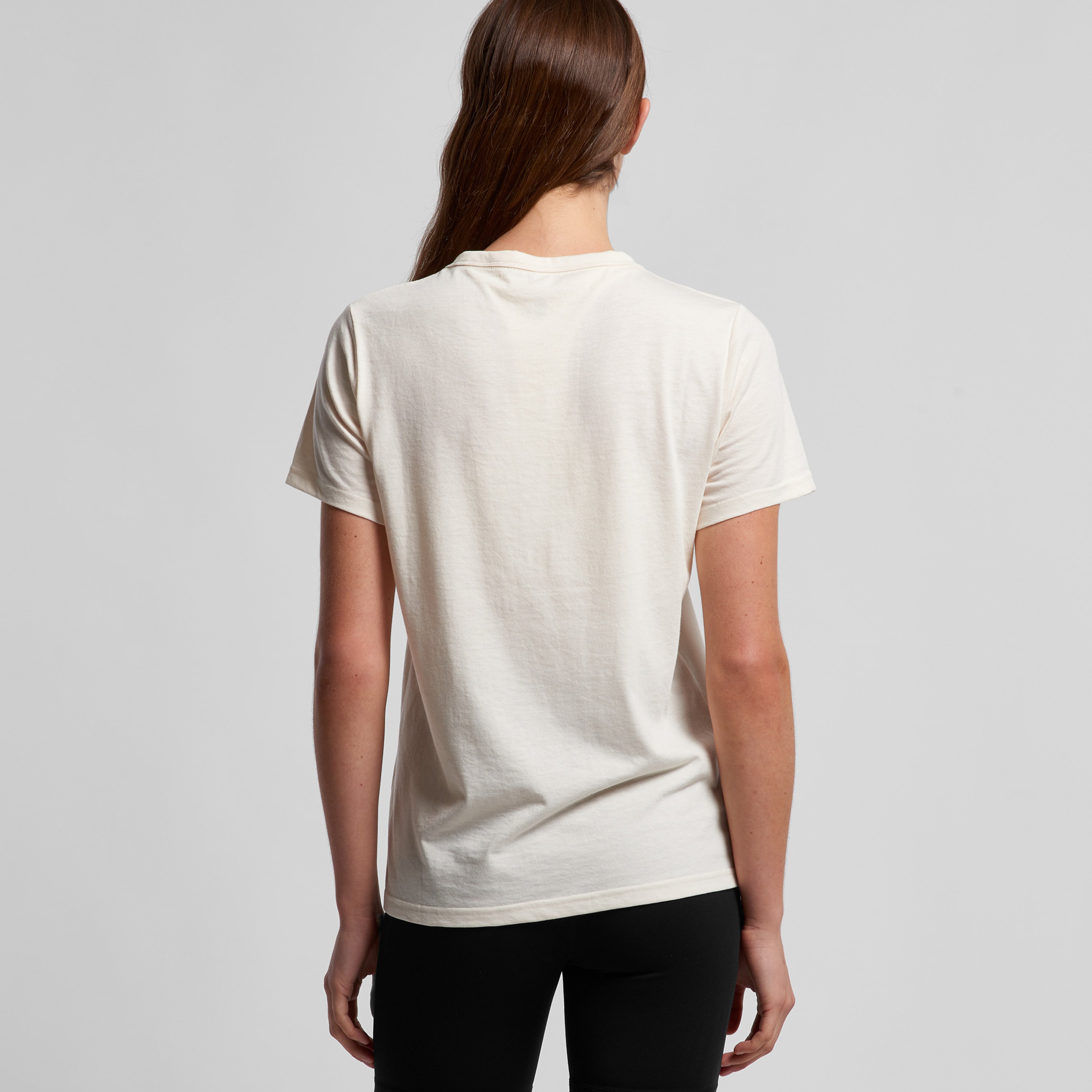 Women's Maple Active Blended Tee | Arena Custom Blank - Arena Prints - Modeled Shot - Back