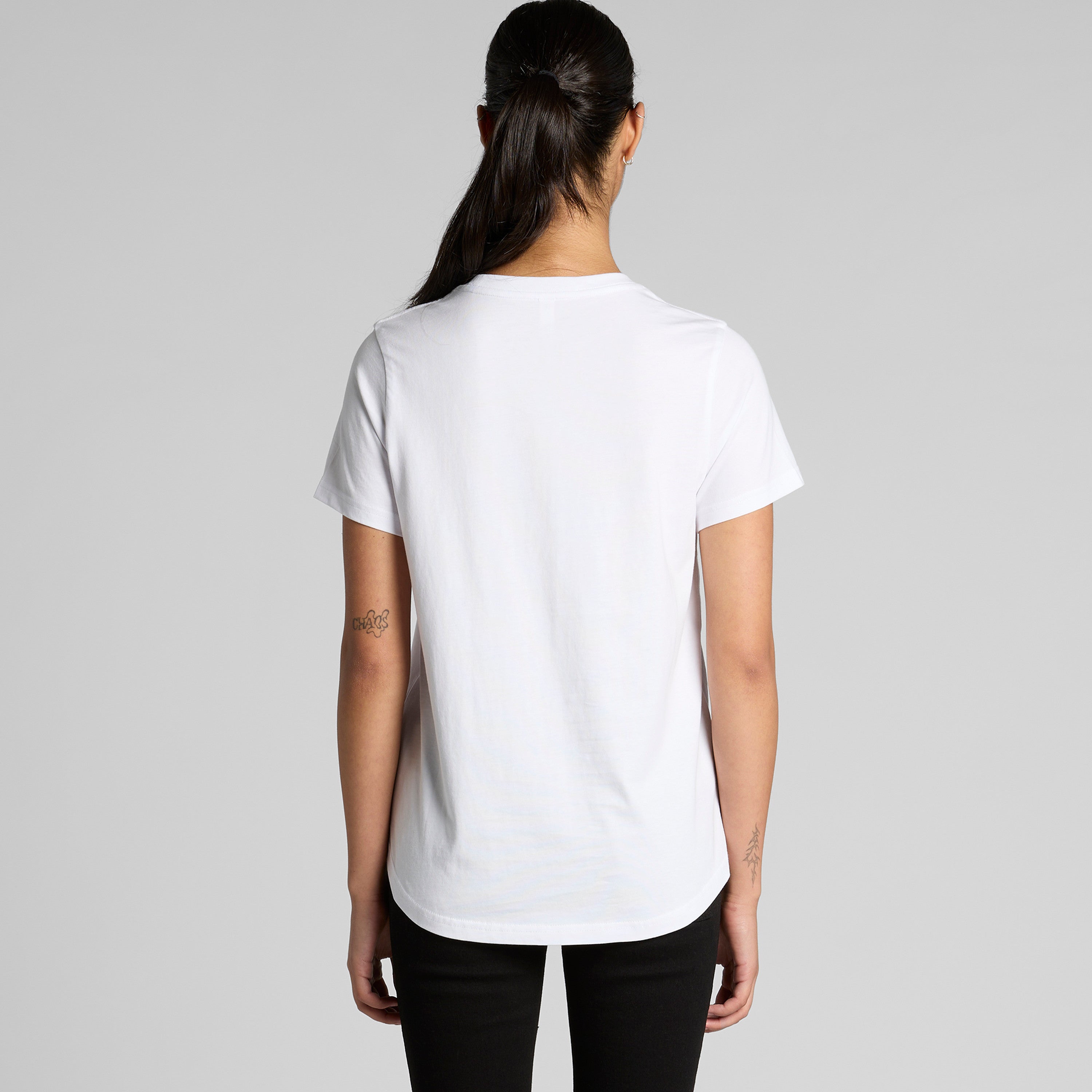 Women's Maple Curve Tee | Arena Custom Blanks - Arena Prints - Back