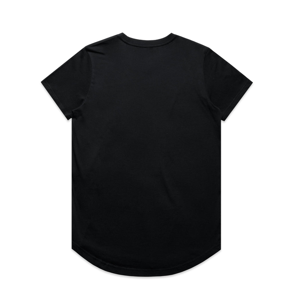 Women's Maple Curve Tee | Arena Custom Blanks - Arena Prints - Back - Black 