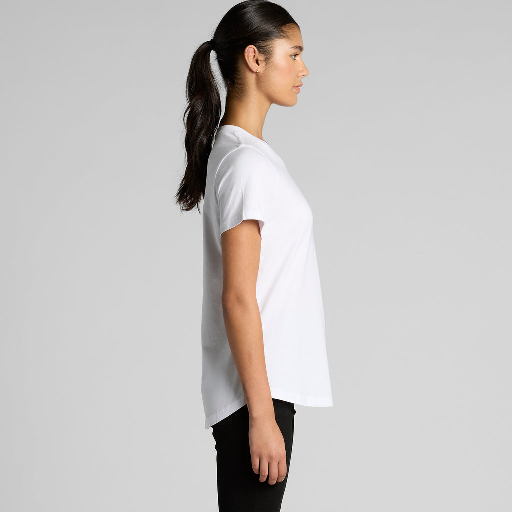 Women's Maple Curve Tee | Arena Custom Blanks - Arena Prints - Side