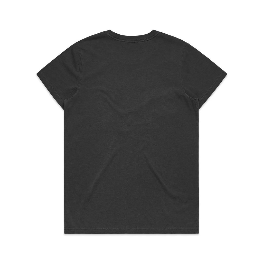 Women's Maple Faded Tee | Arena Custom Blanks - Arena Prints - Back - Faded Back - Black