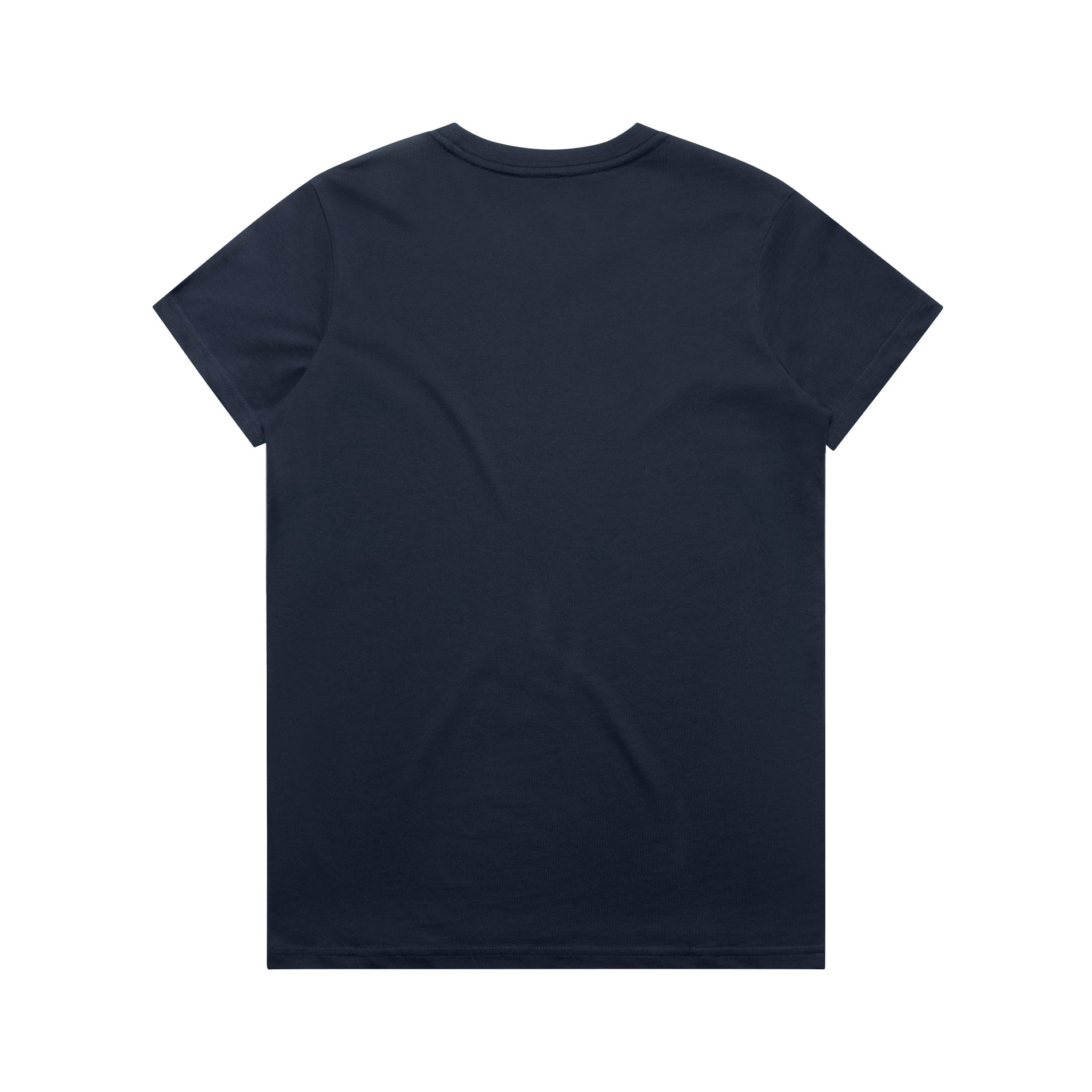 Women's Maple Tee Shirt | Arena Custom Blanks - Arena Prints - Back -Midnight Blue - Blue