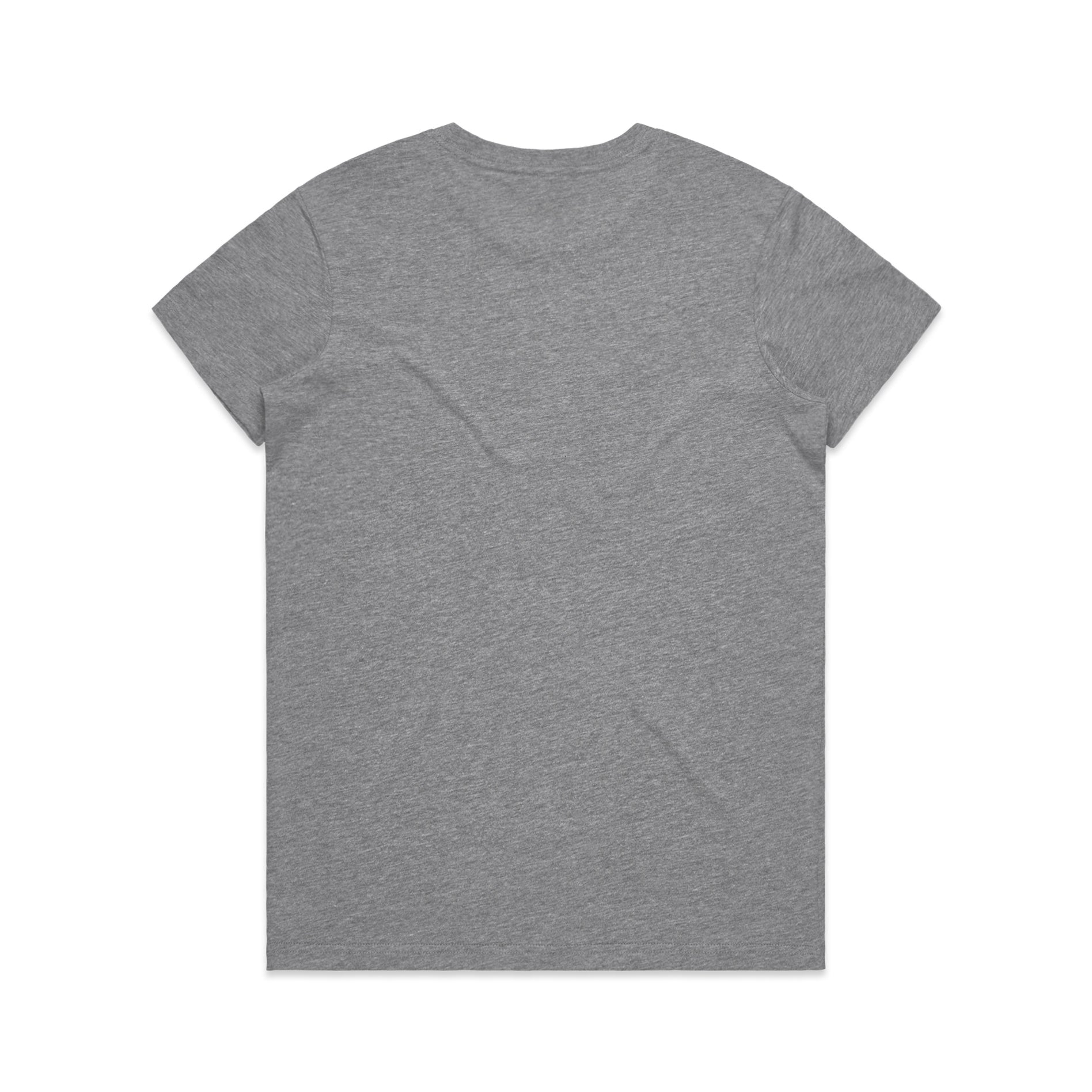 Women's Maple Tee Shirt | Arena Custom Blanks - Arena Prints - Back - Athletic Heather - Grey