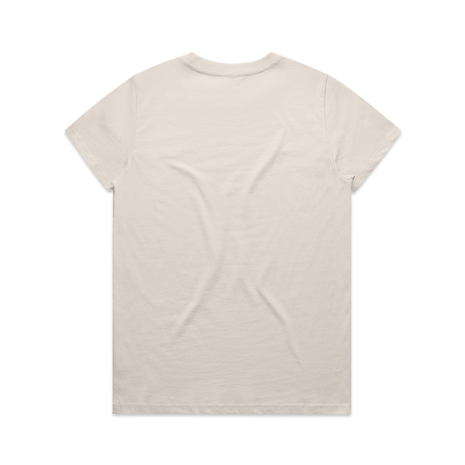 Women's Maple Tee Shirt | Arena Custom Blanks - Arena Prints - Back - Bone - Cream
