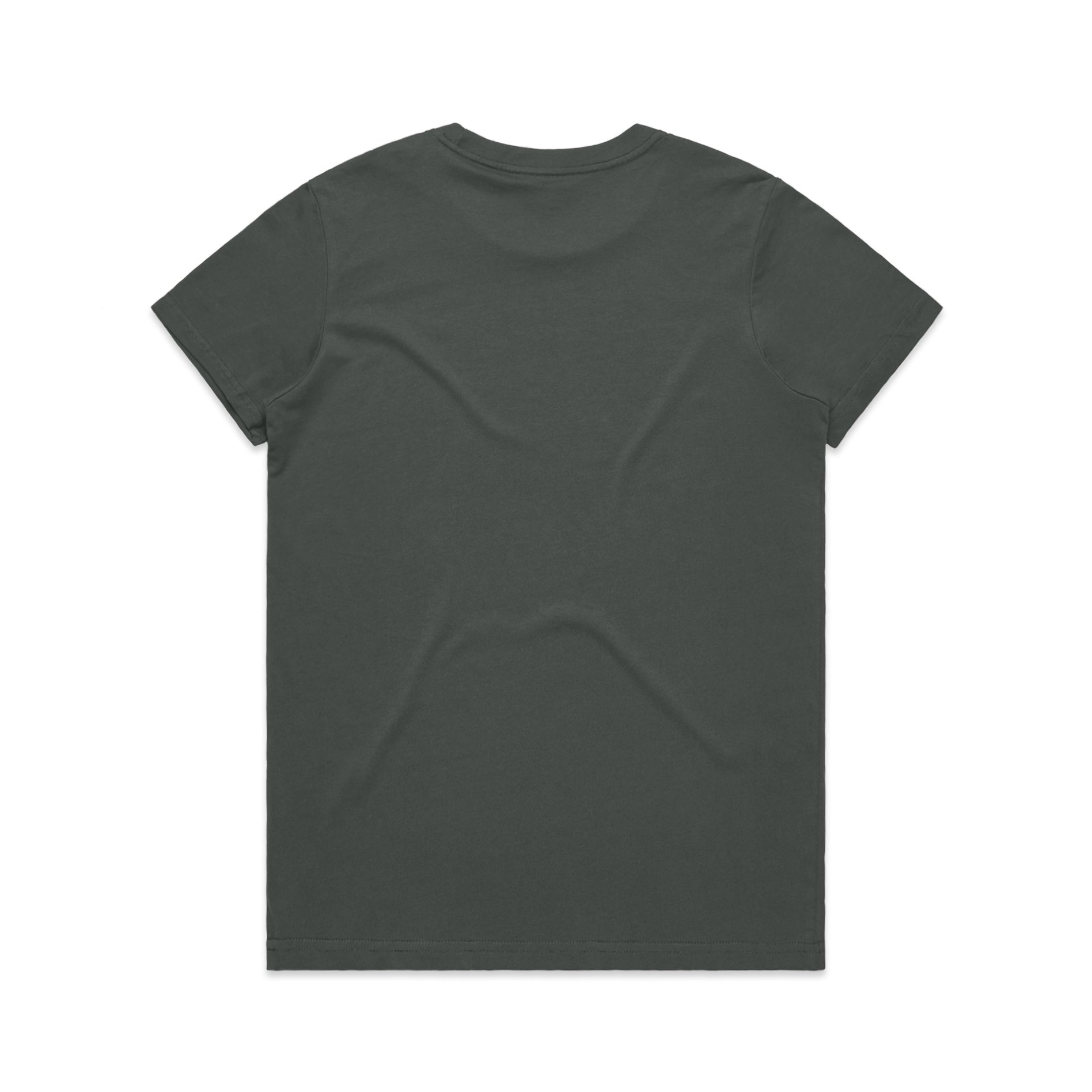 Women's Maple Tee Shirt | Arena Custom Blanks - Arena Prints - Back - Charcoal - Black