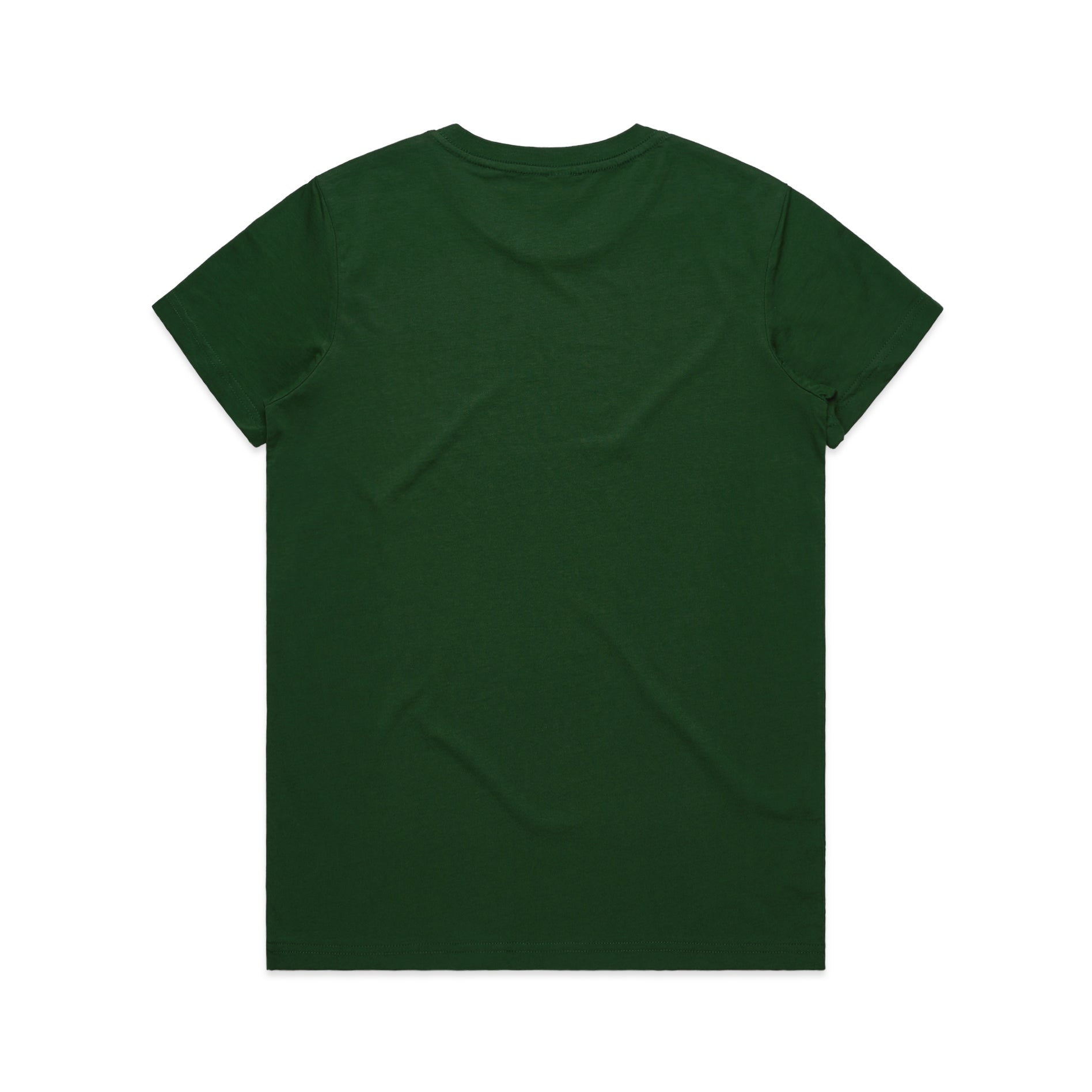 Women's Maple Tee Shirt | Arena Custom Blanks - Arena Prints - Back - Forest Green - Green