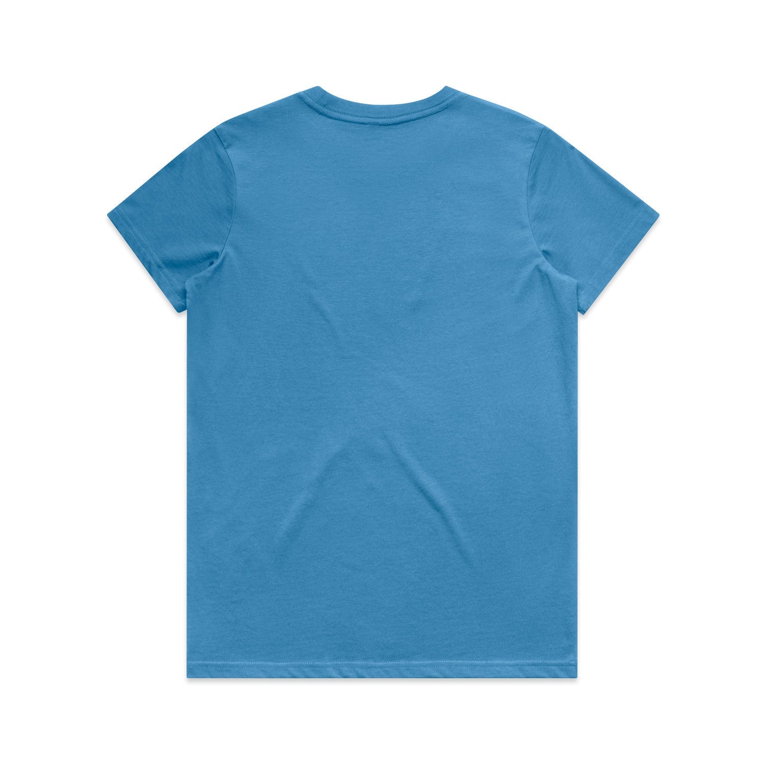 Women's Maple Tee Shirt | Arena Custom Blanks - Arena Prints - Back - Hydro - Blue