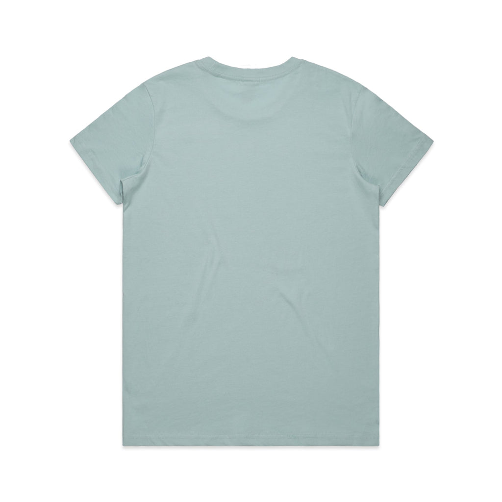 Women's Maple Tee Shirt | Arena Custom Blanks - Arena Prints - Back - Pale Blue - Blue