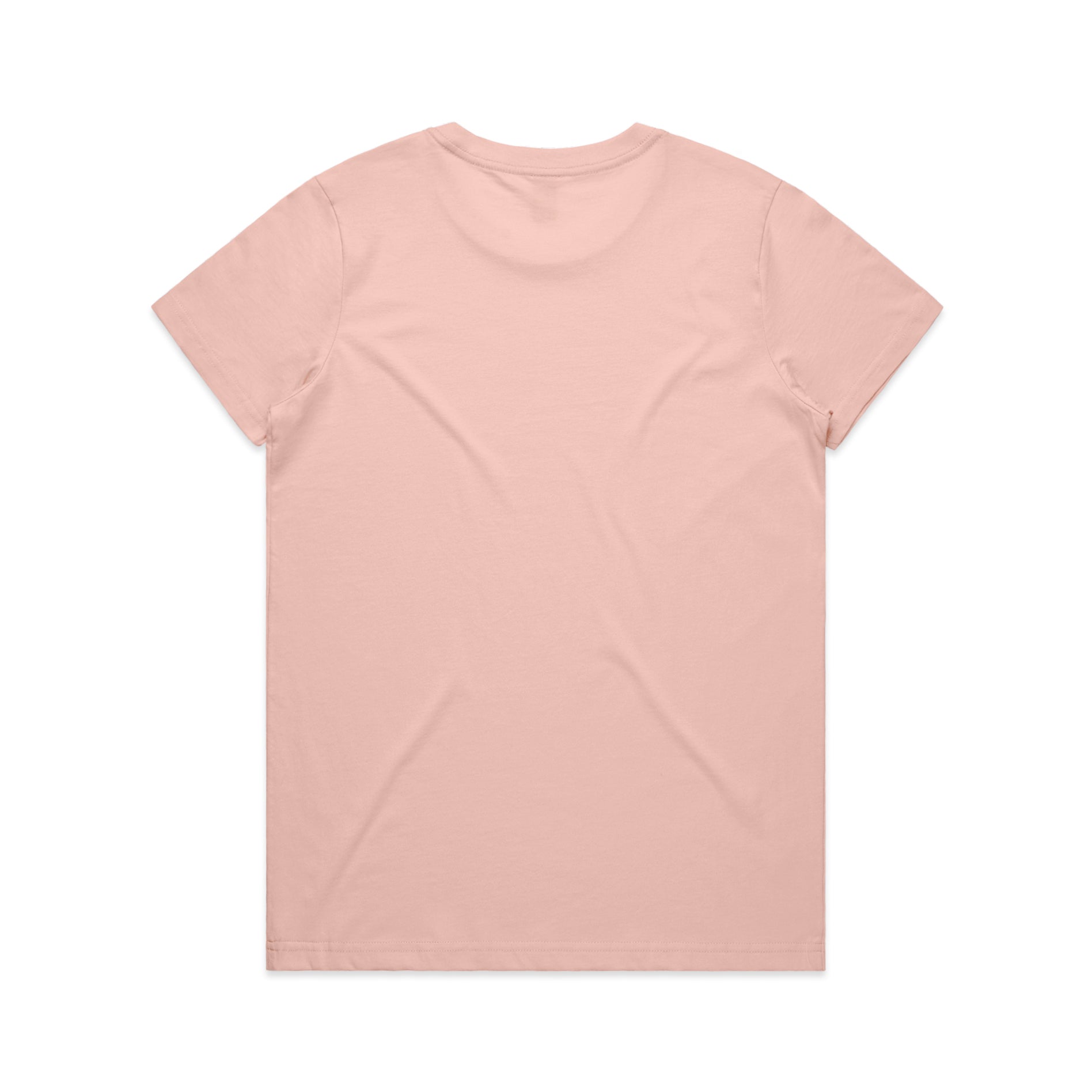 Women's Maple Tee Shirt | Arena Custom Blanks - Arena Prints - Back - Pale Pink - Pink