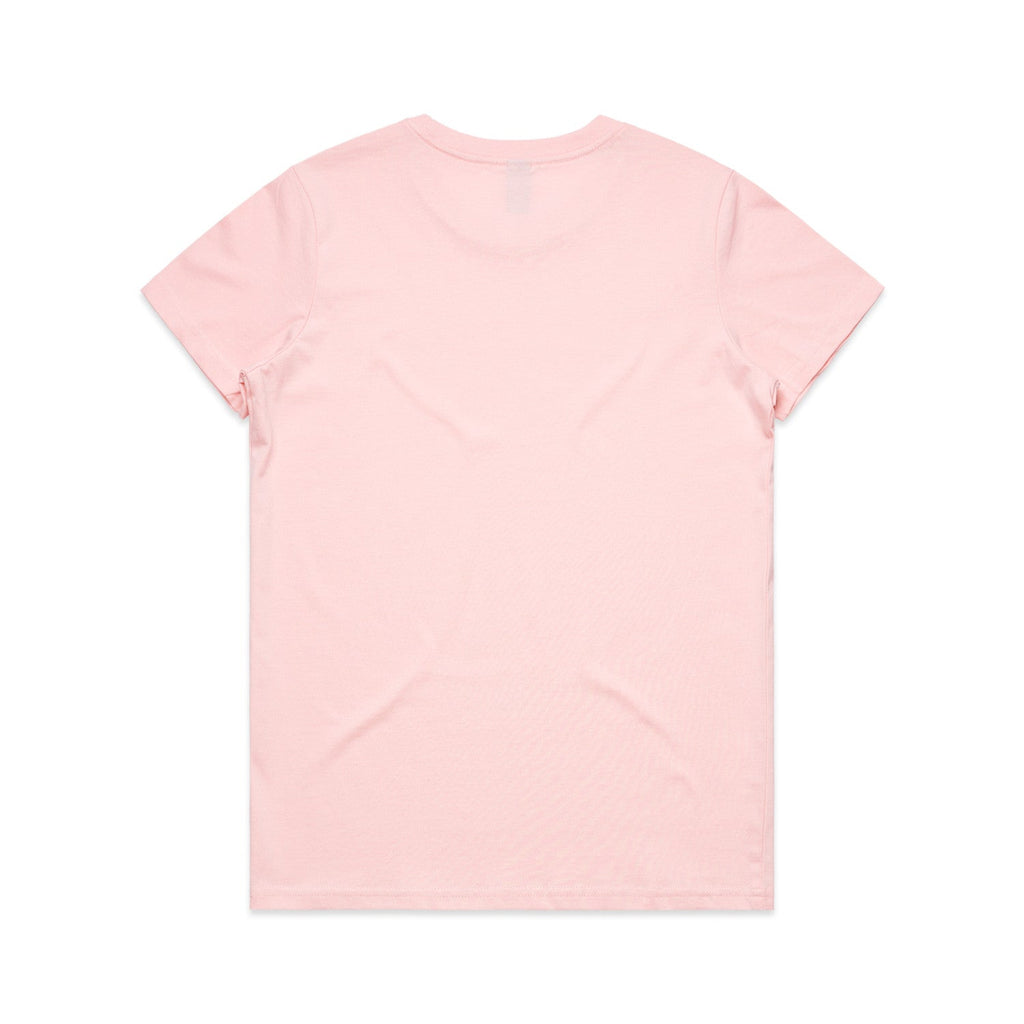 Women's Maple Tee Shirt | Arena Custom Blanks - Arena Prints - Back - Pink