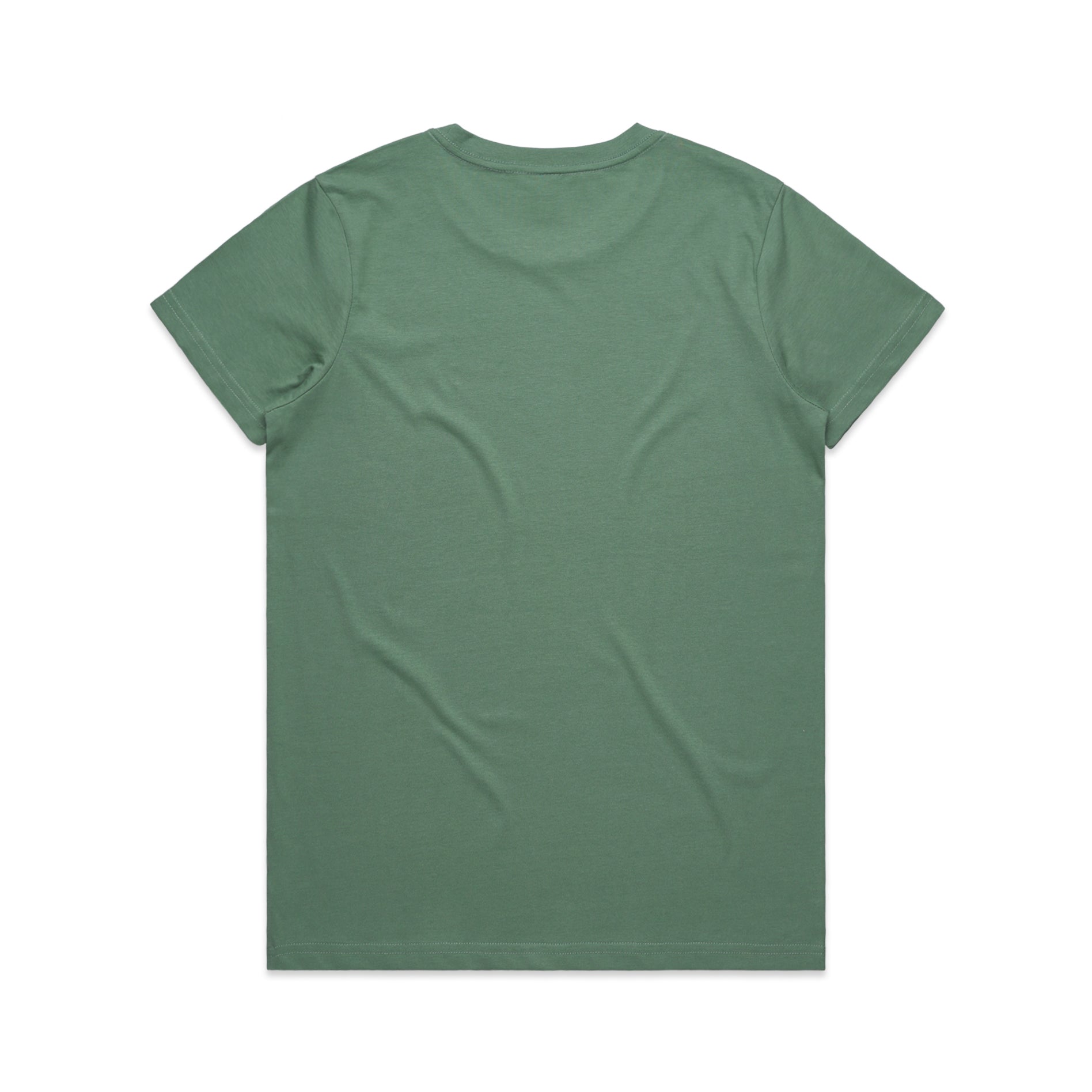 Women's Maple Tee Shirt | Arena Custom Blanks - Arena Prints - Back - Sage - Green