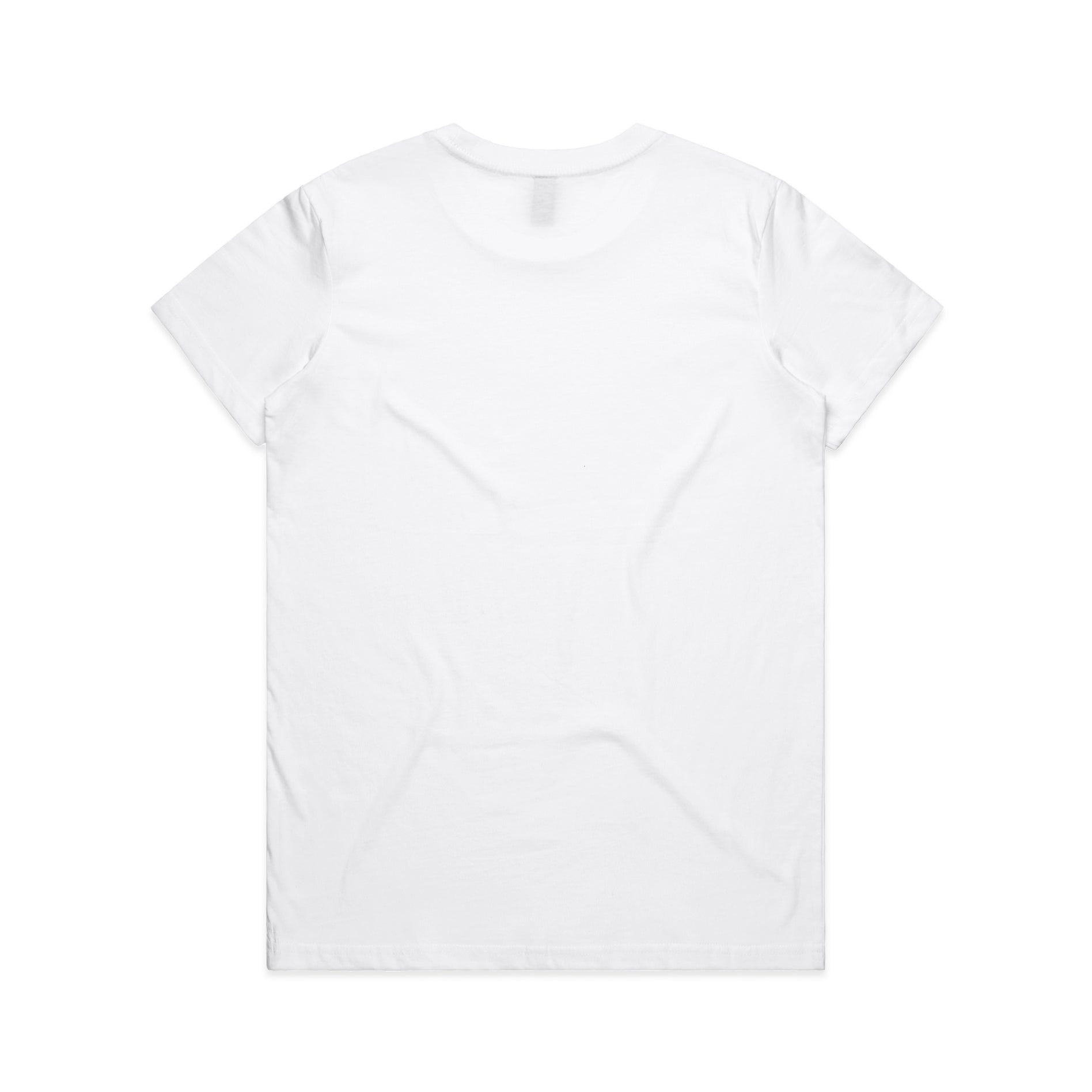 Women's Maple Tee Shirt | Arena Custom Blanks - Arena Prints - Back - White