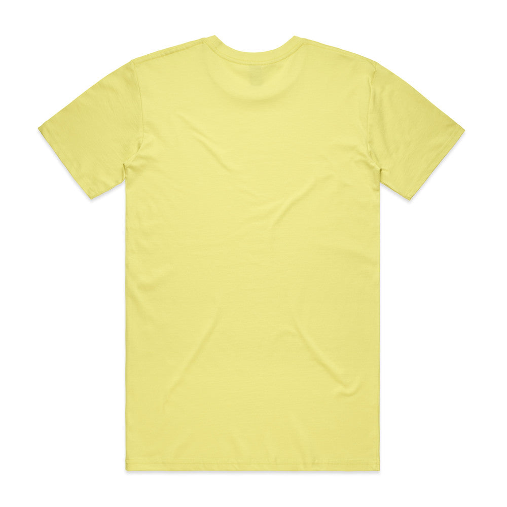 Men's Staple Tee | Arena Custom Blanks - Arena Prints - Back - Lemon - Yellow