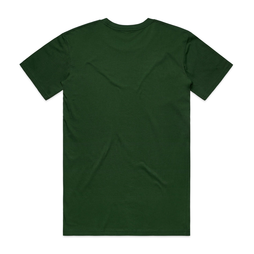 Men's Staple Tee | Arena Custom Blanks - Arena Prints - Back - Forest Green - Green