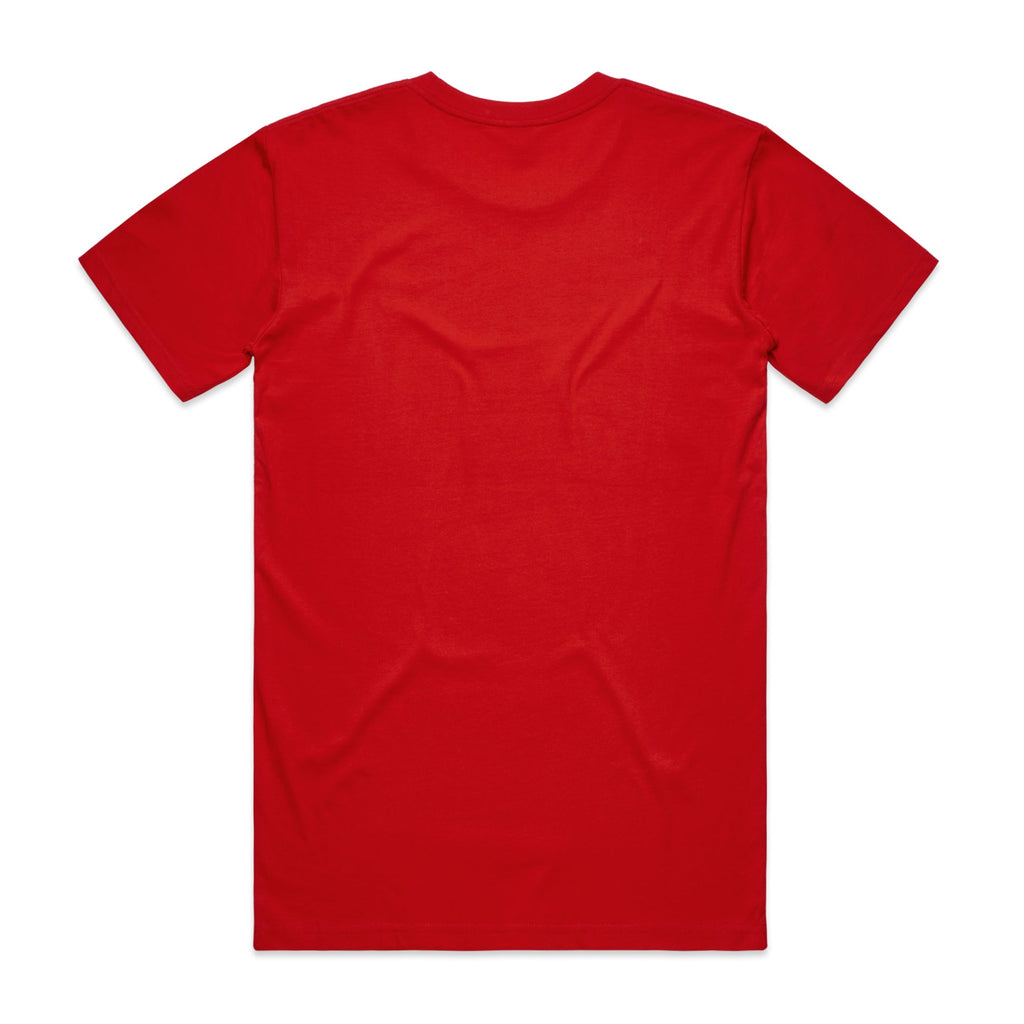Men's Staple Tee | Arena Custom Blanks - Arena Prints - Back - Red