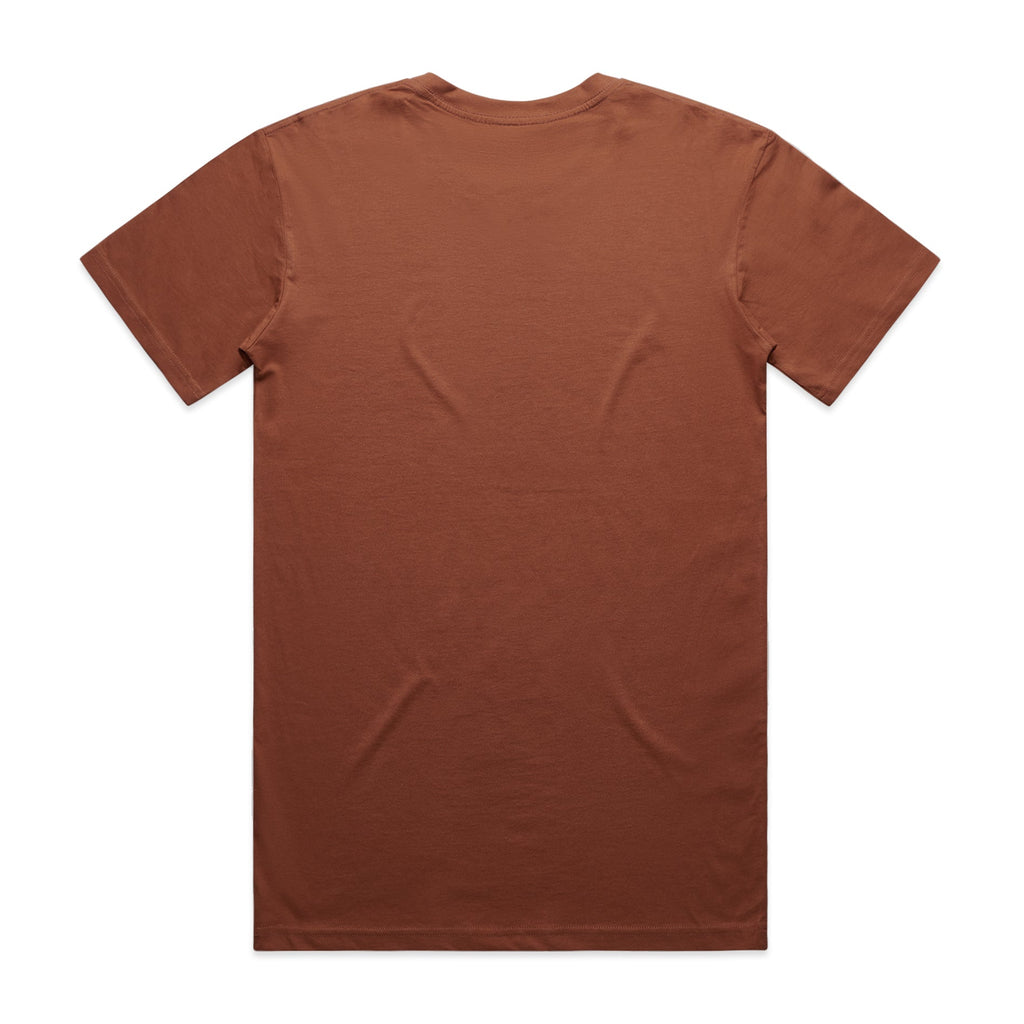 Men's Staple Tee | Arena Custom Blanks - Arena Prints - Back - Clay - Orange
