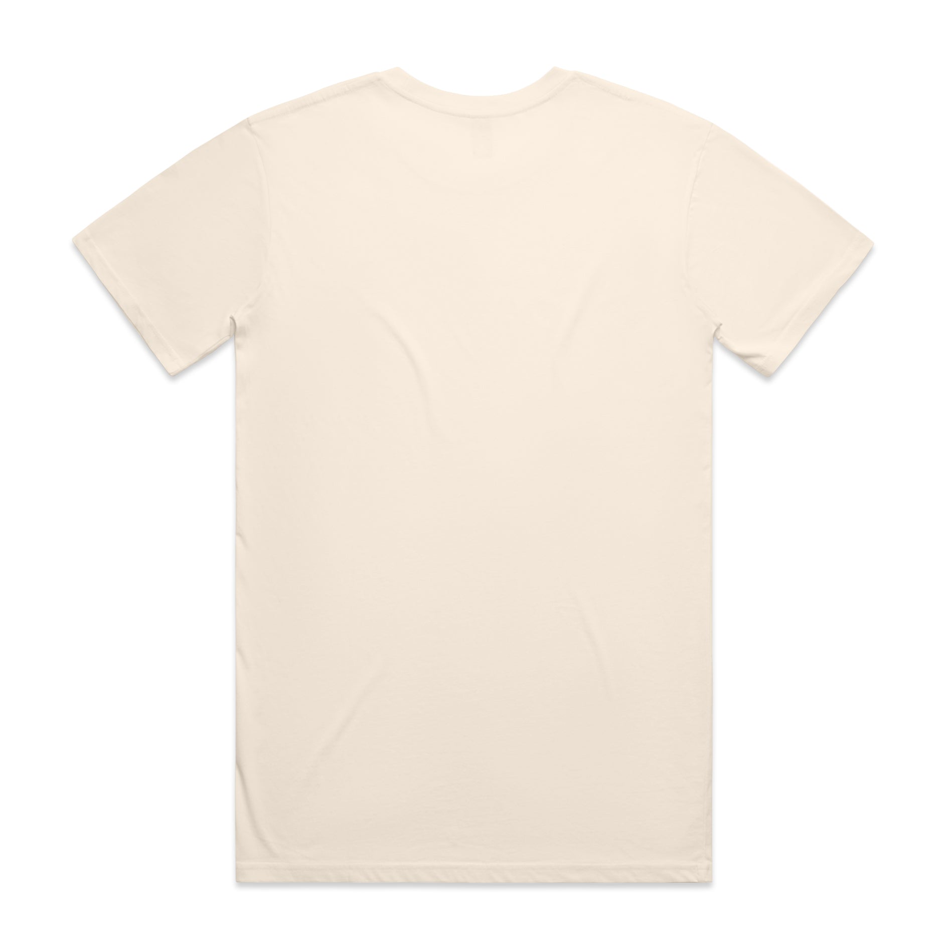 Men's Staple Tee | Arena Custom Blanks - Arena Prints - Back - Ecru - Cream