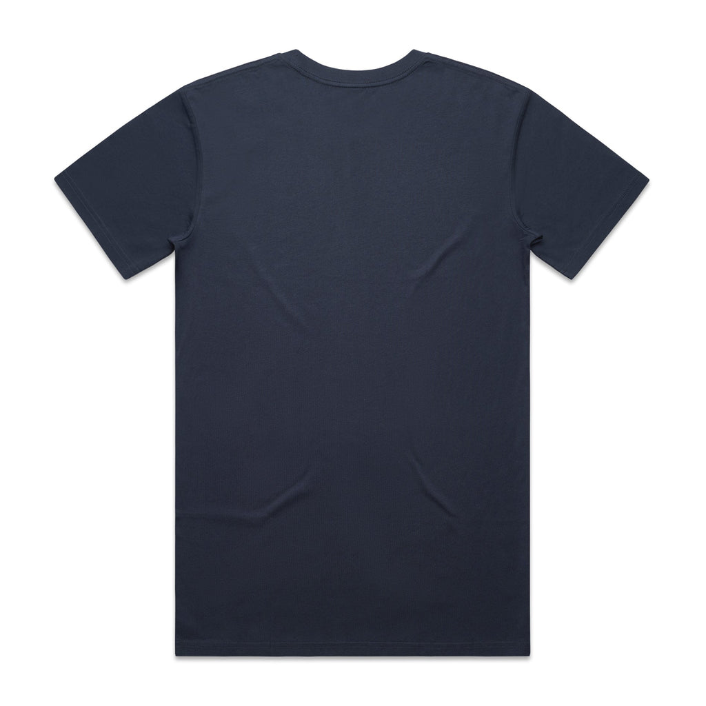 Men's Staple Tee | Arena Custom Blanks - Arena Prints - Back - Midnight Blue - Blue