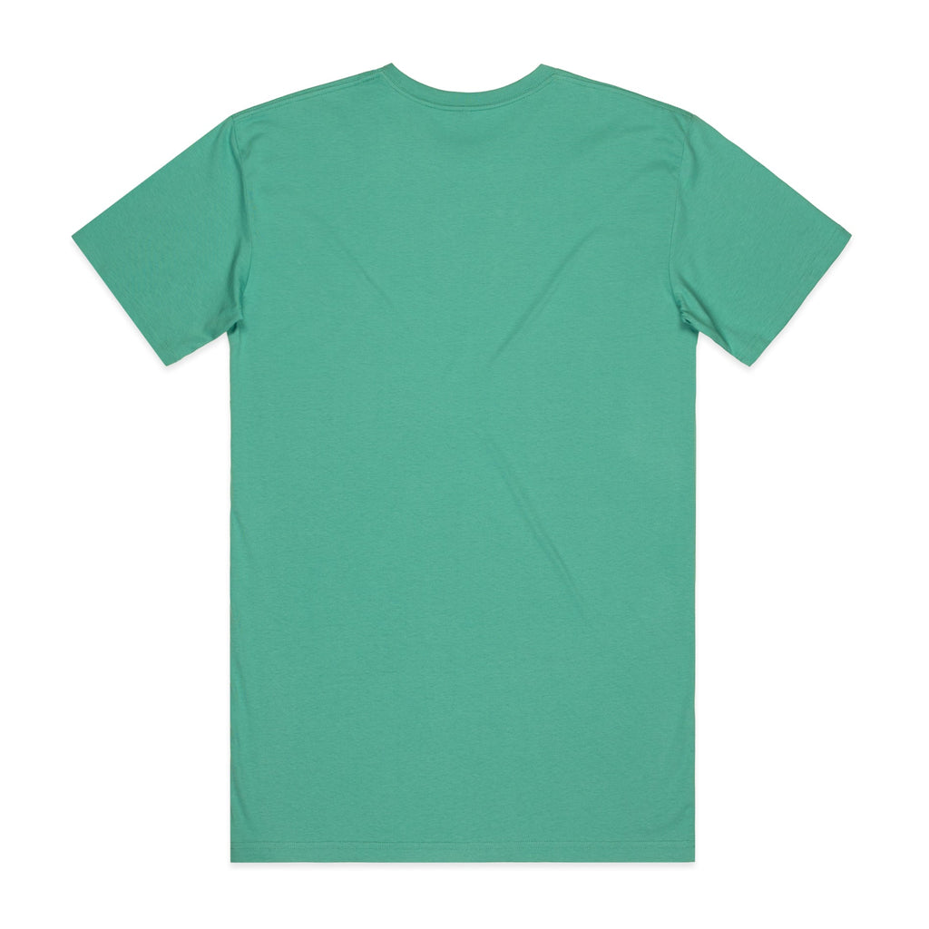 Men's Staple Tee | Arena Custom Blanks - Arena Prints - Back - Topaz - Green