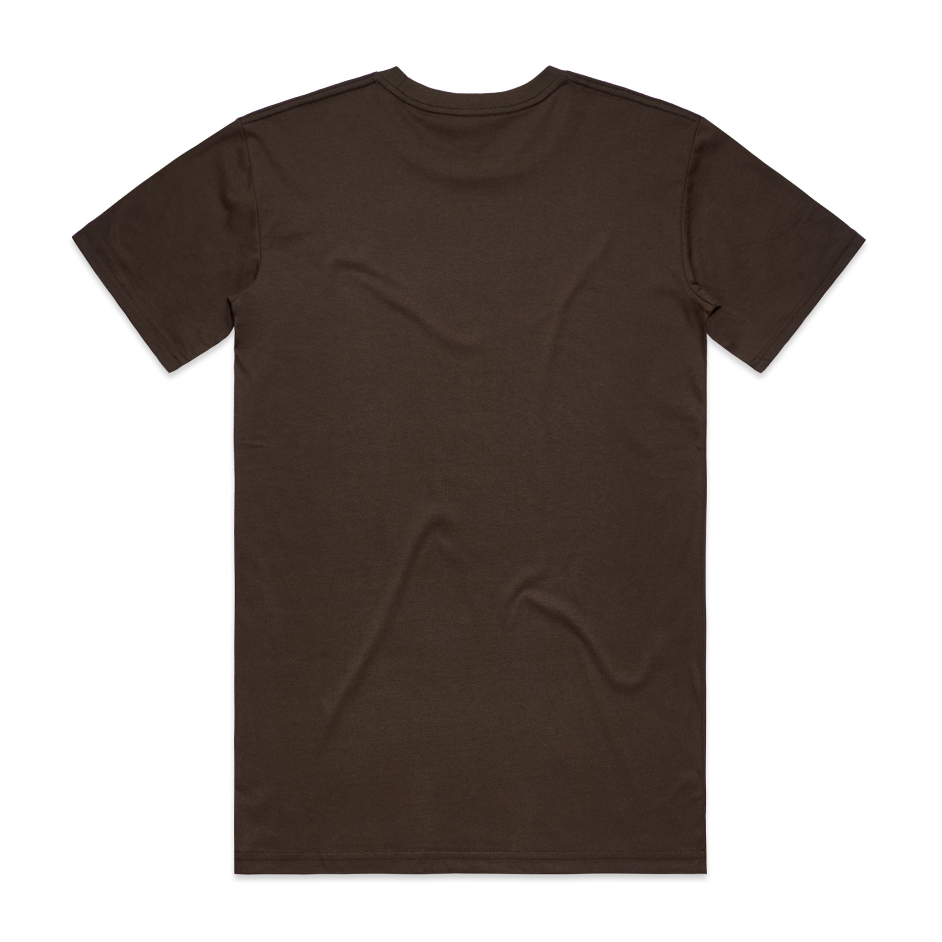 Men's Staple Tee | Arena Custom Blanks - Arena Prints - Back - Dark Chocolate - Brown 