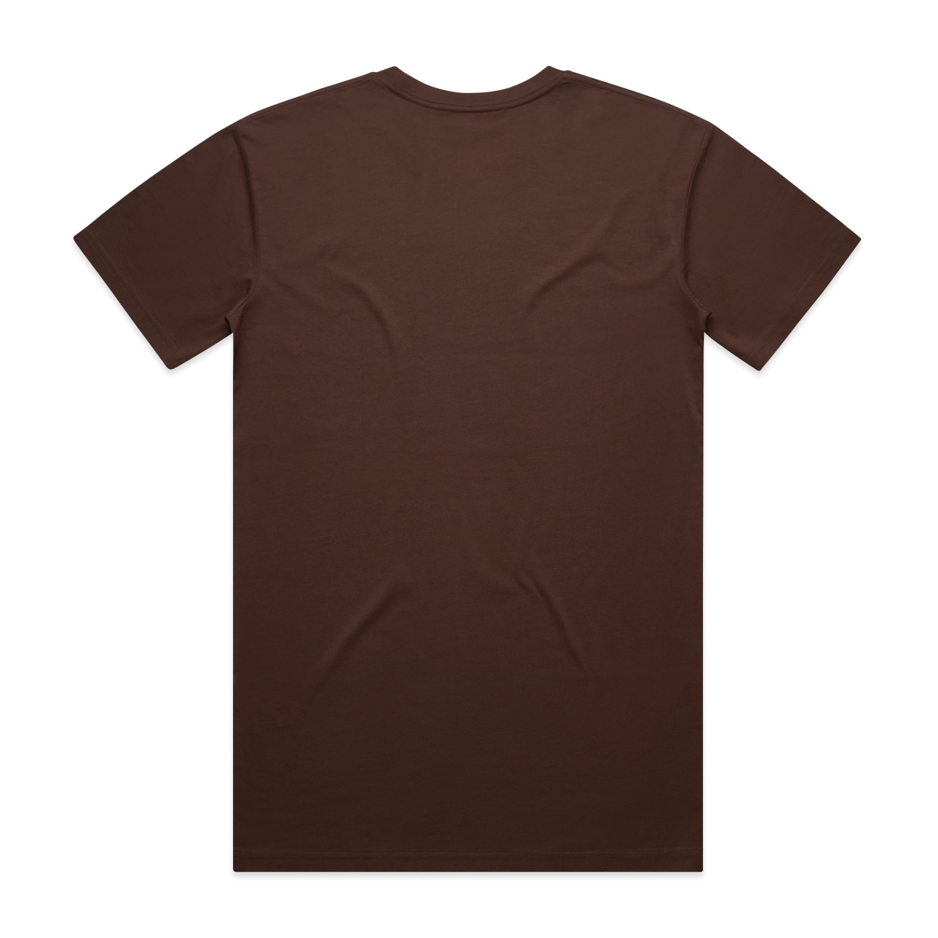 Men's Staple Tee | Arena Custom Blanks - Arena Prints - Back - Chestnut - Brown 