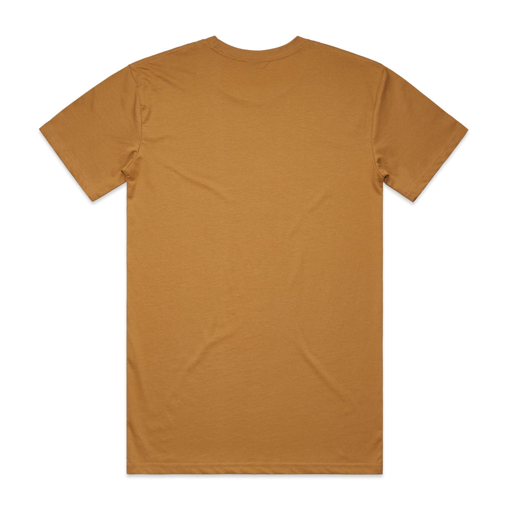 Men's Staple Tee | Arena Custom Blanks - Arena Prints - Back - Camel - Brown 