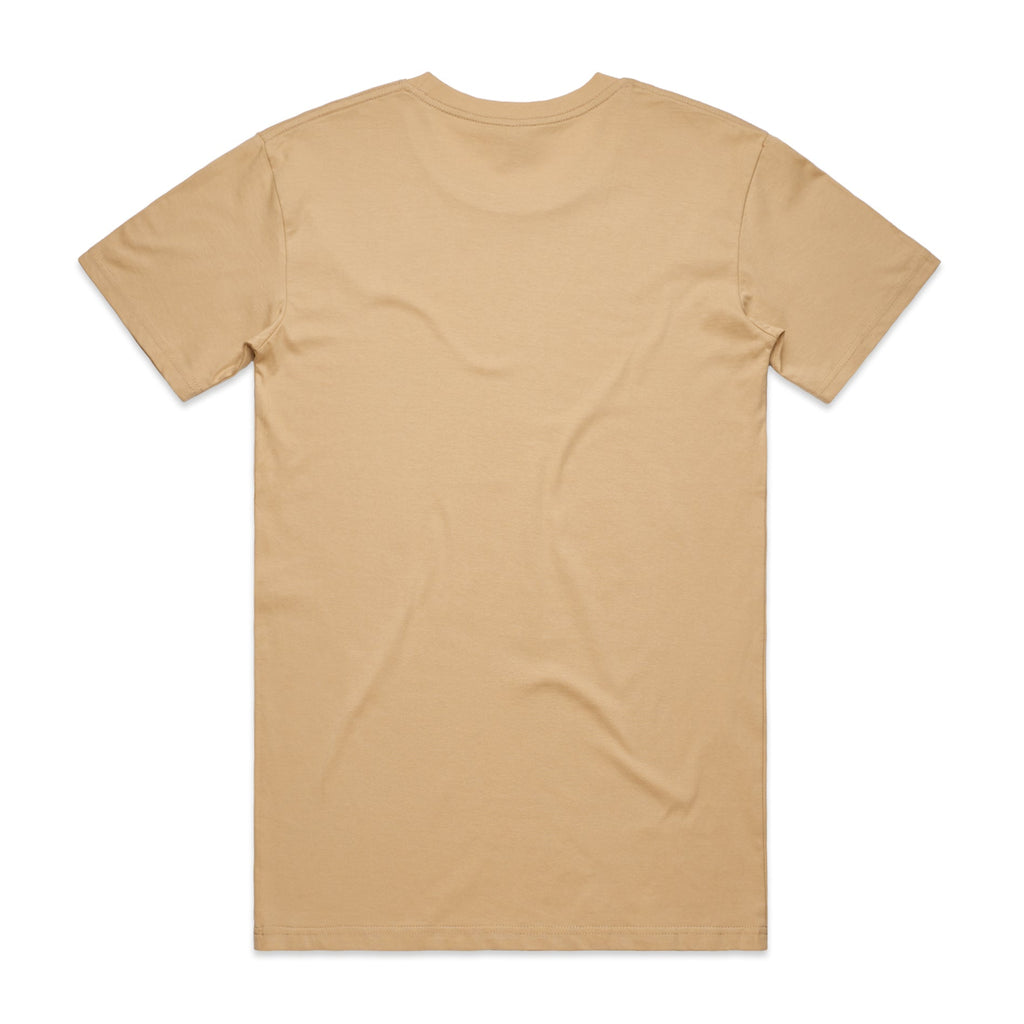 Men's Staple Tee | Arena Custom Blanks - Arena Prints - Back - Tan 
