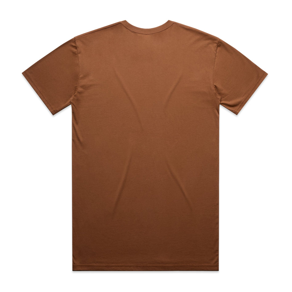 Men's Staple Tee | Arena Custom Blanks - Arena Prints - Back - Cocoa - Brown