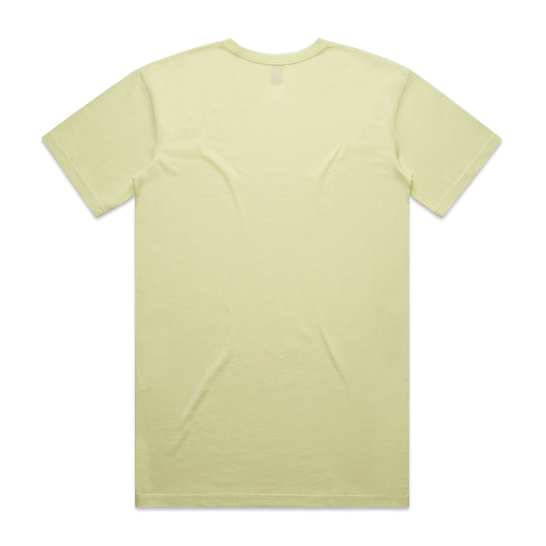 Men's Staple Tee | Arena Custom Blanks - Arena Prints - Back - Lime - Yellow