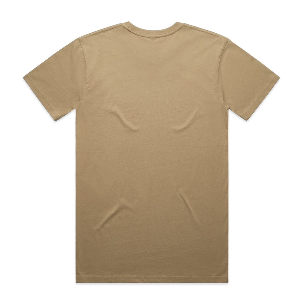 Men's Staple Tee | Arena Custom Blanks - Arena Prints - Back - Sand - Brown